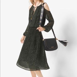 Michael Kors Peekaboo Green Dress Size L